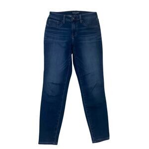 Chico’s Skinny Ankle Blue Jeans Size 2 / Small Stretch Medium Wash Classic